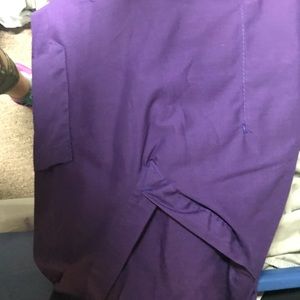 Scrub top purple